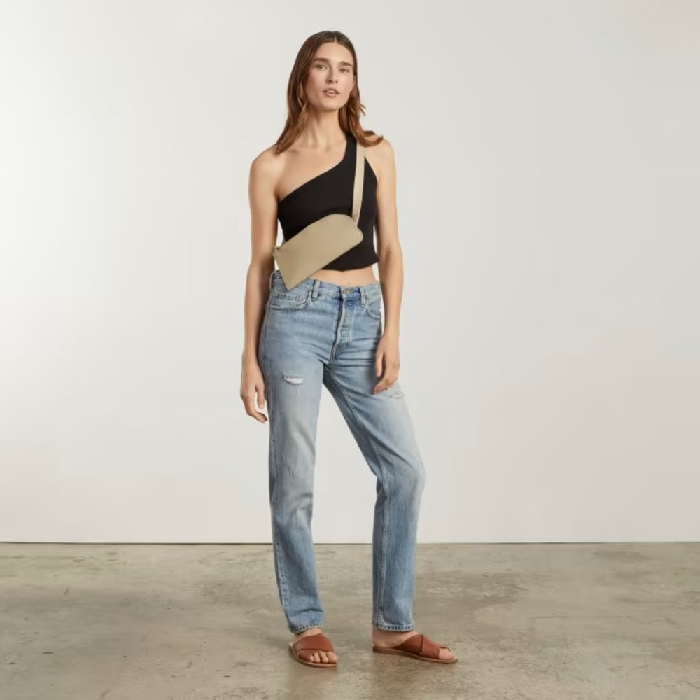 NWT Everlane The Cactus Leather Sling Belt Crossbody Bag - Picture 4 of 10